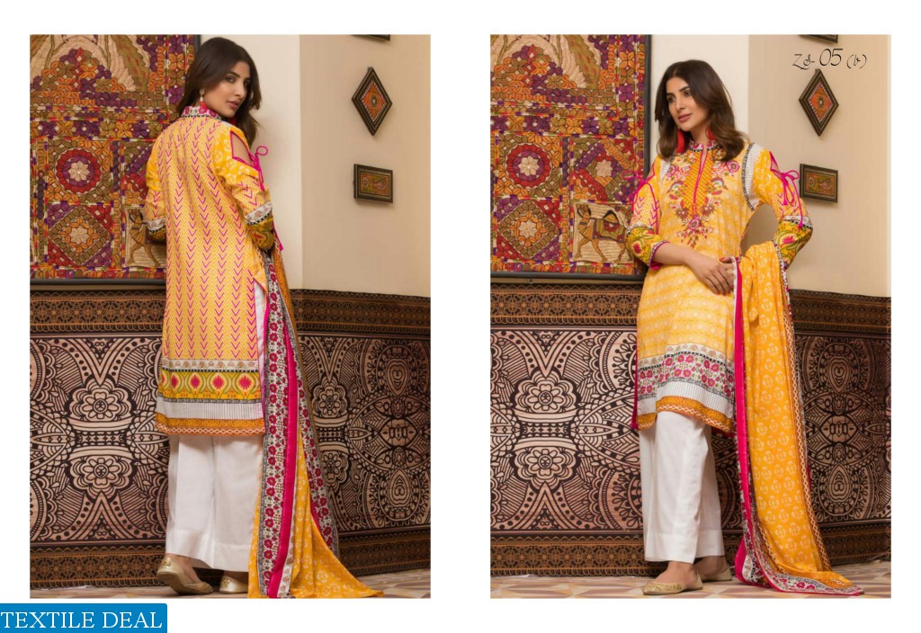 Zs kalyan printed lawn collection Wholesale pakistani dress material